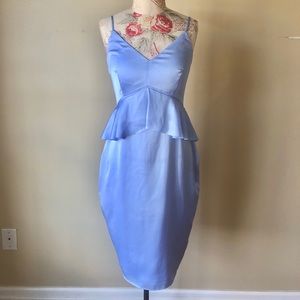 Silky dress lilac color